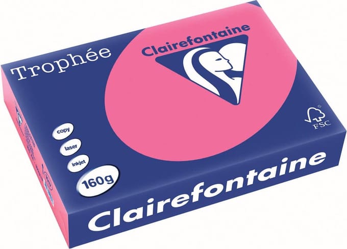 Clairefontaine Trophée Intens A4 fuchsia 160 g 250 vel