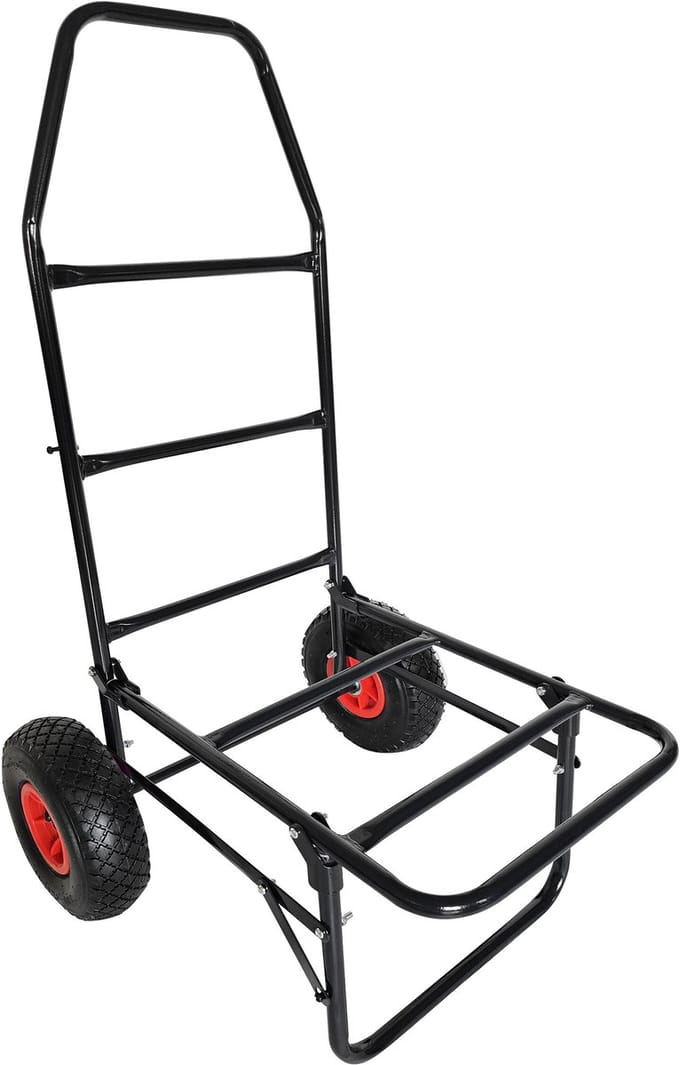 Transportwagen - 50x102x37 cm - zwart