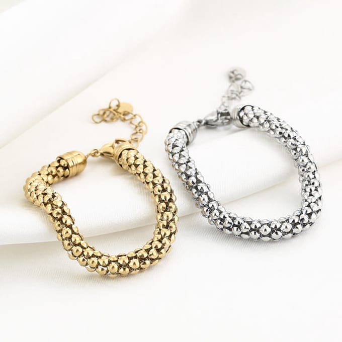 Bijoutheek Armband (sieraad) Balls Gold