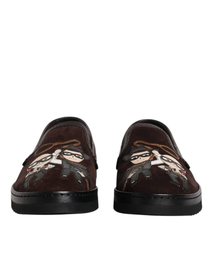 Portofino Slipon Sneakers Bruin Suède