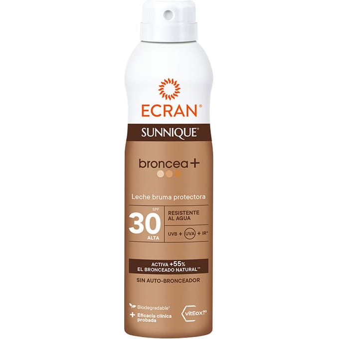 Ecran Sunnique Broncea+ Beschermende Nevel Spf 30 250 ml