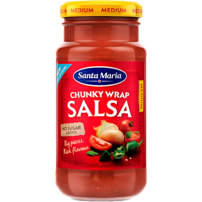 Chunky wrap salsa medium