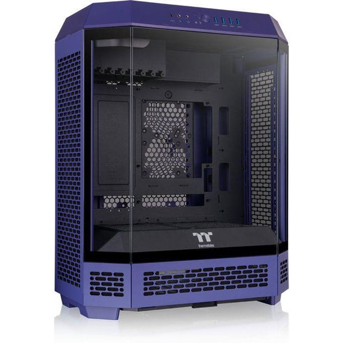 Thermaltake The Tower 600 Mid - PC Case - Behuizing - Gehard Glas - 2x140mm Ventilator - Blauw