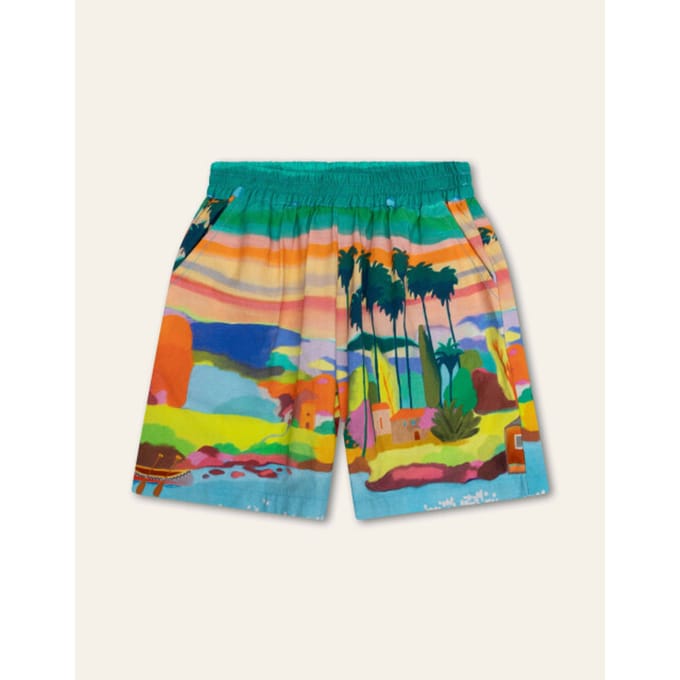 Oilily Plank Broek- maat122/7yr Porcelain Blauw