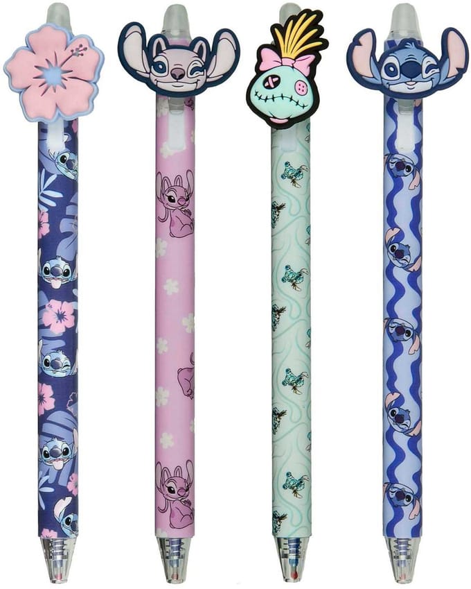 Uitwisbare Gelpen met Lilo & Stitch-Topper