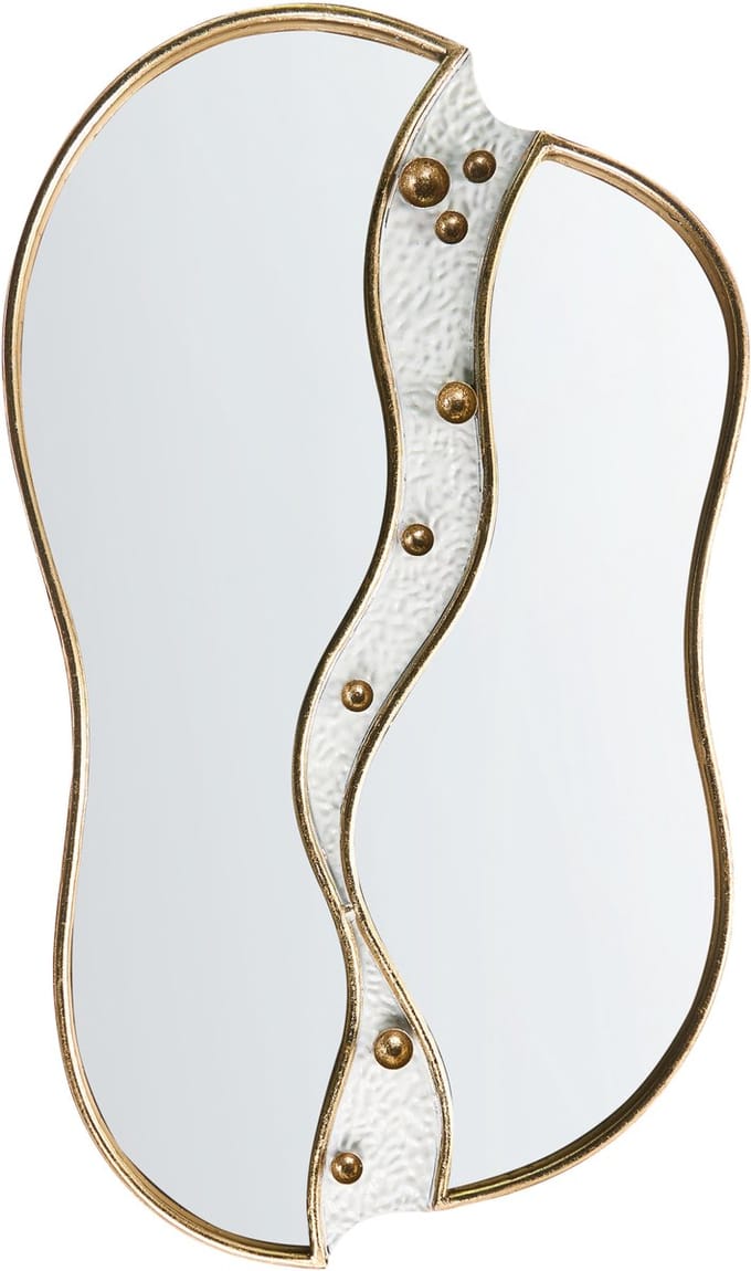 TAWLEY - Wandspiegel - Goud - IJzer