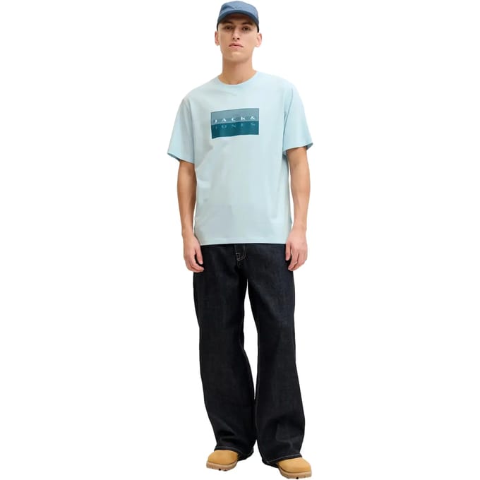 Jack & Jones Fusion Dots Print SS Shirt Heren - Maat L