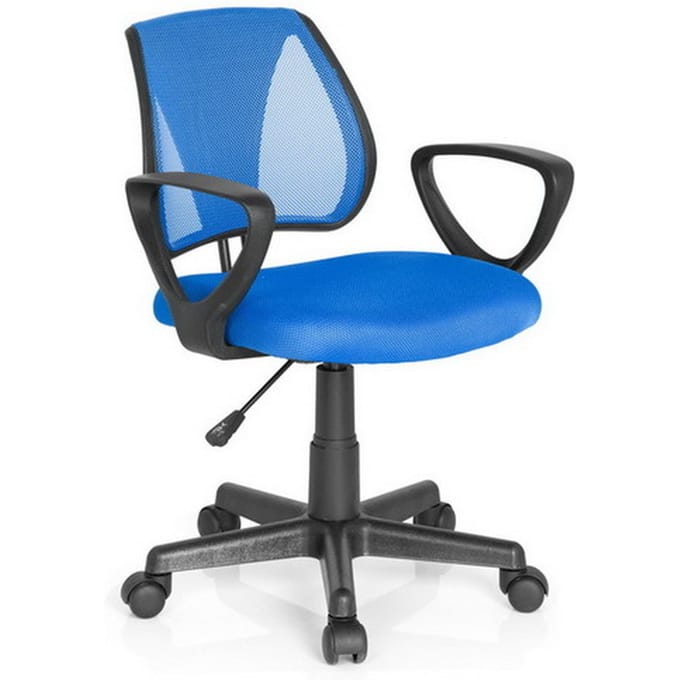 Kinder bureaustoel KIDDY CD Netstof lichtblauw hjh OFFICE