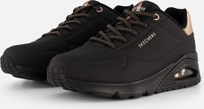 Skechers Uno Shimmer Away Sneakers zwart - Dames