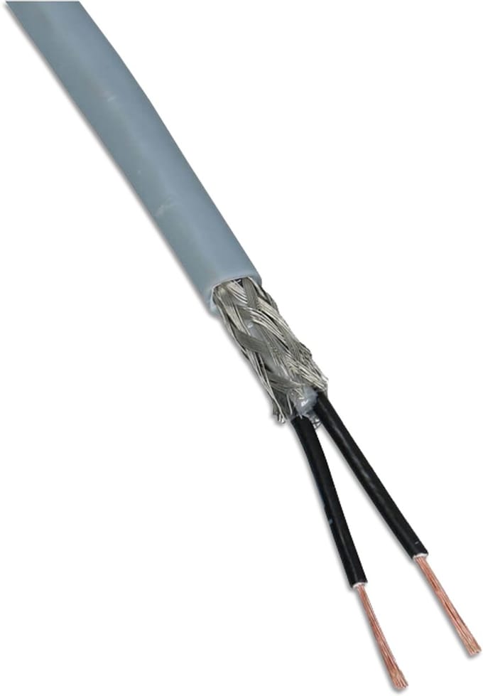 Dynamic Stuurstroomkabel Afgeschermd YSLCY 2 x 0,75 mm² Lengte: 15 meter