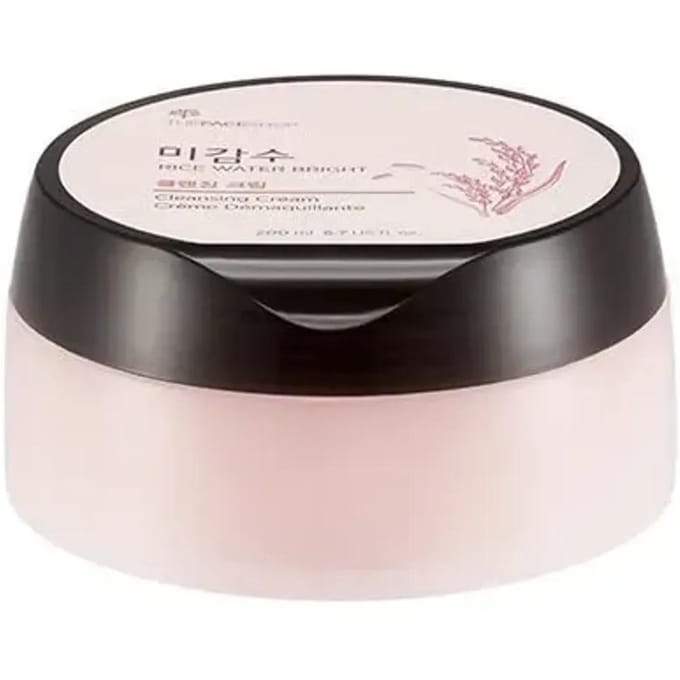 THE FACE SHOP Rice Water Bright Cleansing Cream 400ml black