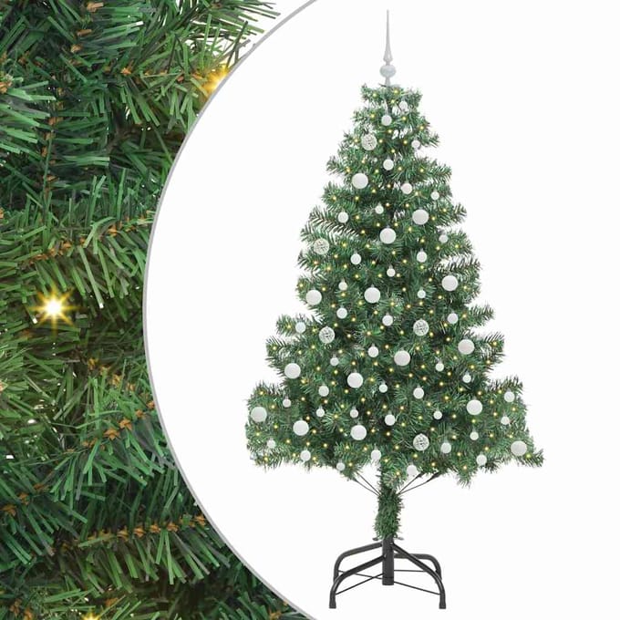 vidaXL - Kerstboom - Groen - 210 - cm - PVC
