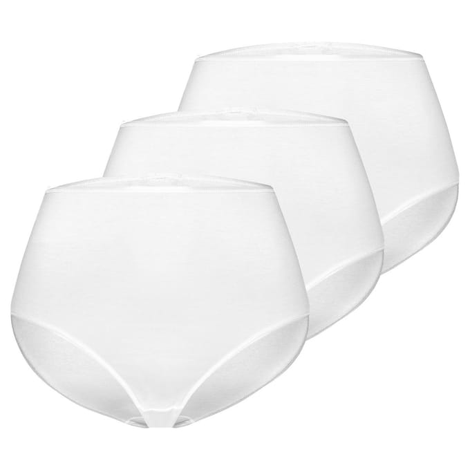 Hanro Dames maxi slip 3 pack Cotton Seamless