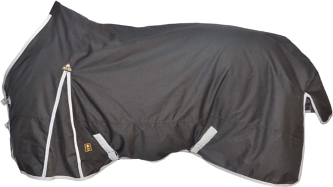 MHS Turnoutdeken Carrera 400 Gram Zwart 160/195 cm