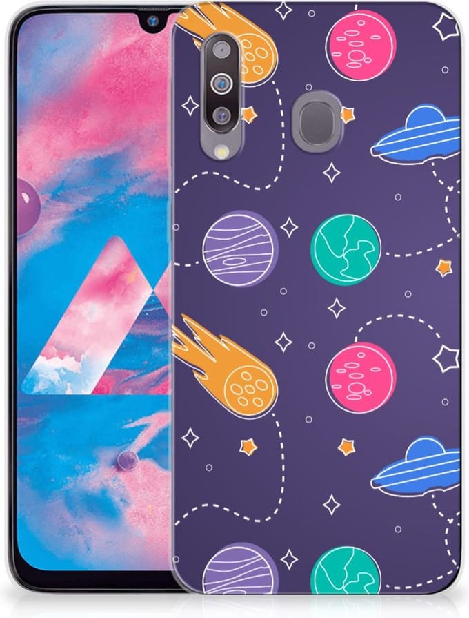 Samsung Galaxy M30 Silicone Back Cover Space