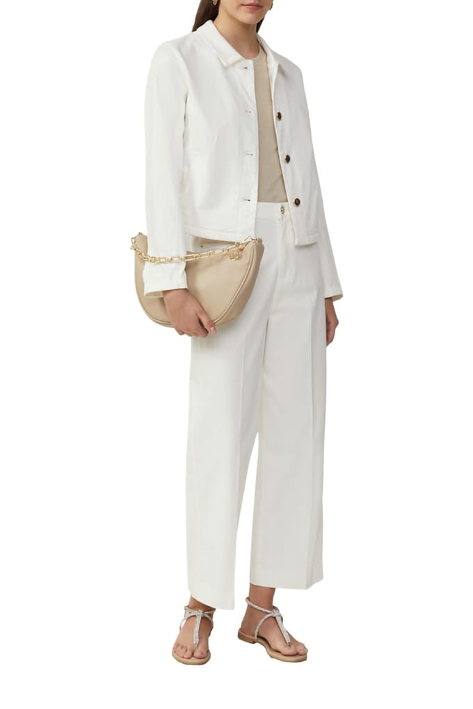 s.Oliver BLACK LABEL - Vest - Maat M - Vrouwen - 0200 WHITE - voering