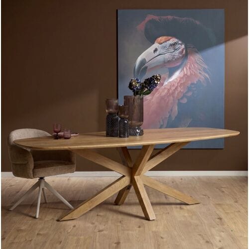 Starfurn - Eettafel Nina - Bruin - 100x210x76 cm