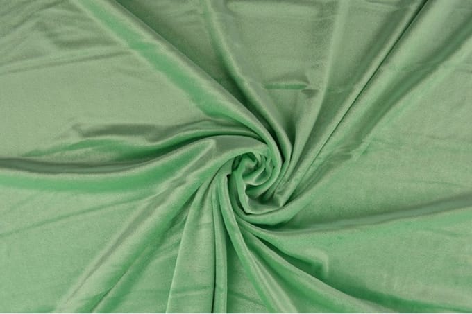 Stretch fluweel - Mintgroen - 1 meter - Per meter - Velvet stof