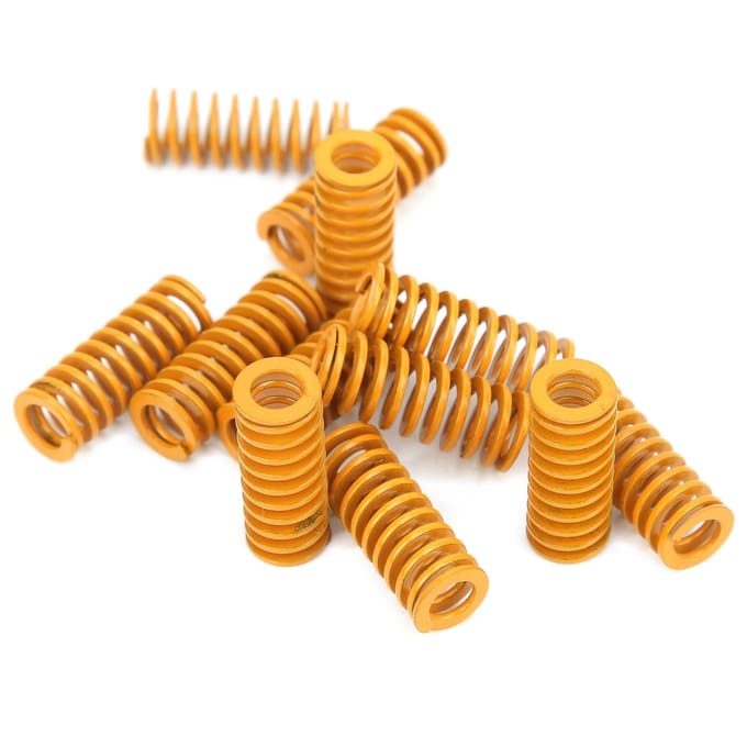 24 stuks 3D-printeronderdelen Veer voor verwarmd bed Extruder Nivelleringsaccessoires 25 x 8 mm multi