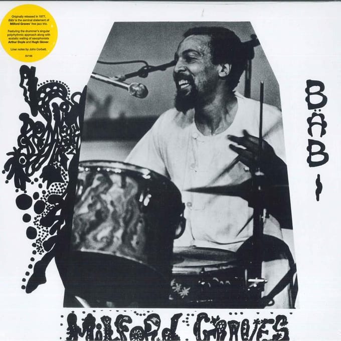 LP Plaat MILFORD GRAVES - Bäbi SV196 Superior Viaduc 2023 US Jazz gray