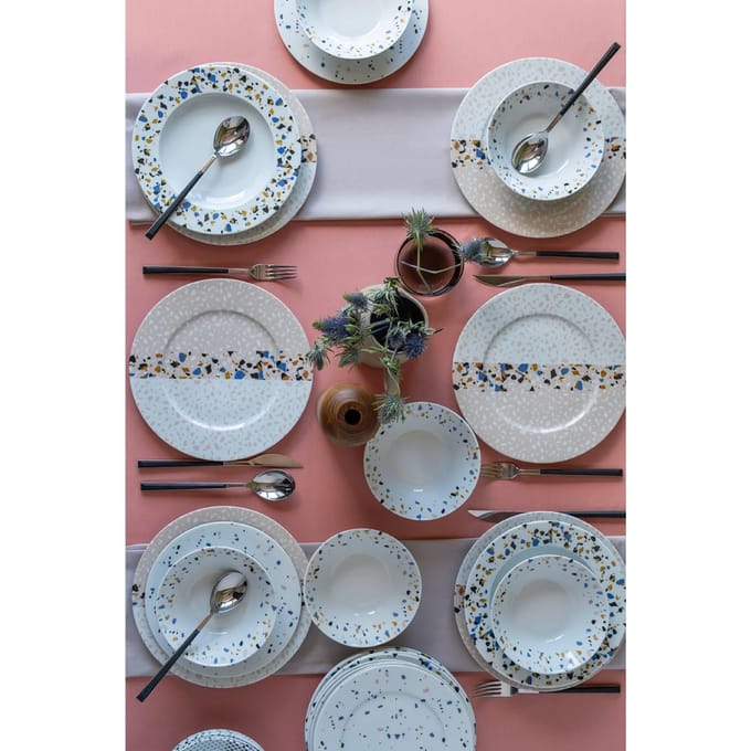 24-delige dinerset Dawn porselein | Hermia