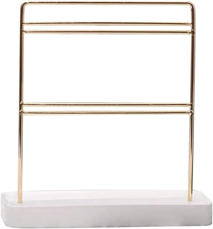 Sieradenhouder U-vorm - Etui Display - Sieraden Presenteren - 3 Lagen - Gouden Afwerking - Goud