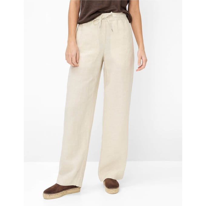 Brax Dames Broek  Style FARINA light beige, lichtbeige, maat 46
