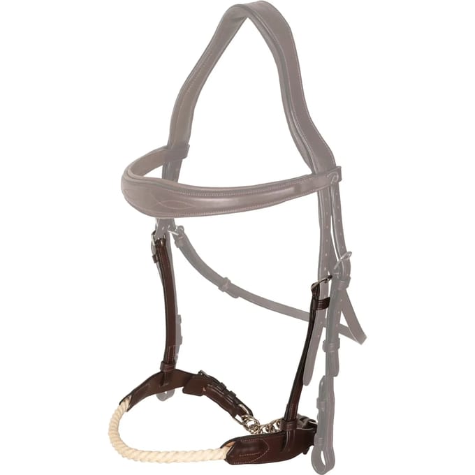 Muserolle paard met touw en ketting Dy'on