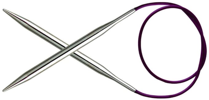 KnitPro Nova Metaal rondbreinaalden 100cm 12.00mm - 3st