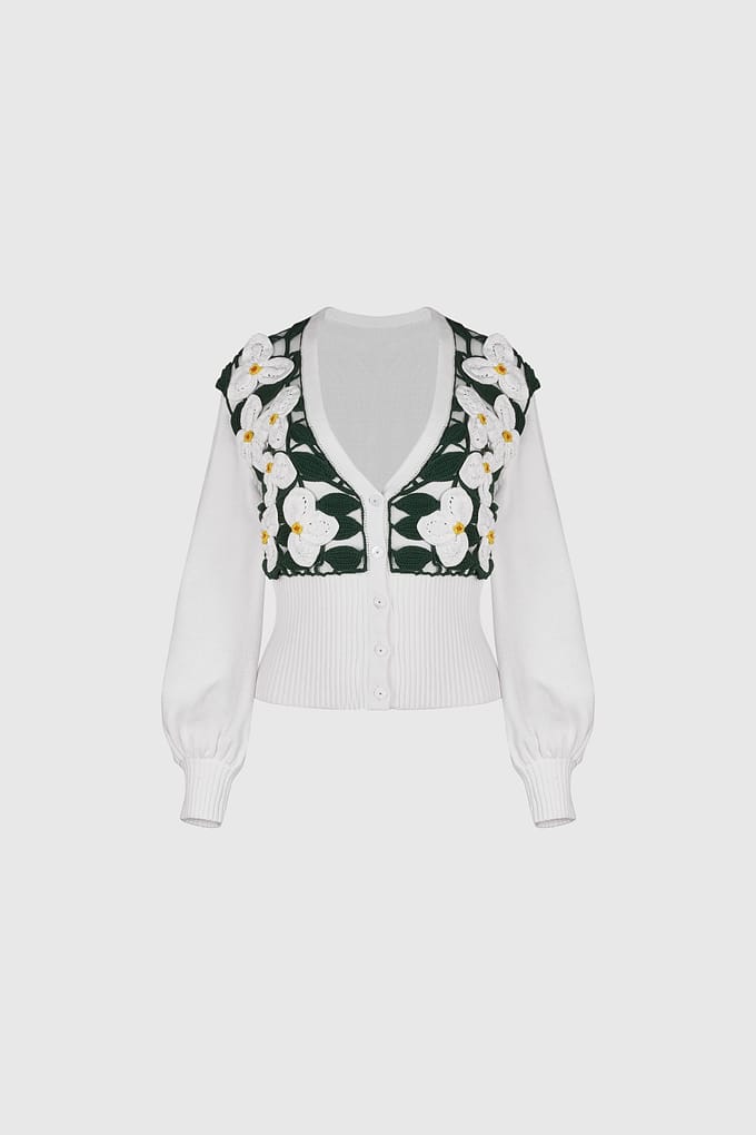 Anne Fontaine Sauge White Größe: M | Cardigans Outlet | Damen | Weiß