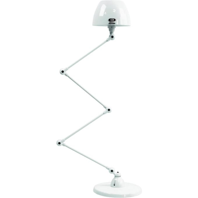 Jieldé Aicler AIC433 scharnier-vloerlamp, wit