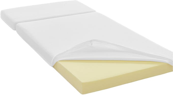 Vente-unique Schuimmatras 90x140|190cm meegroeibed dikte 10cm - AQUILON van YSMÉE L 190 cm x H 10 cm x D 90 cm