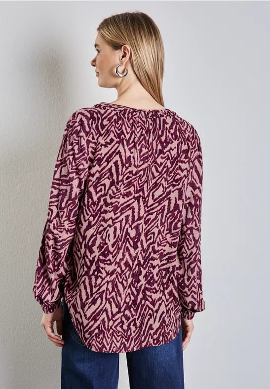 Bedrukte blouse