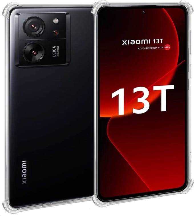 Geschikt voor Xiaomi 13T Hoesje – Shock Proof Case – Cover Transparant