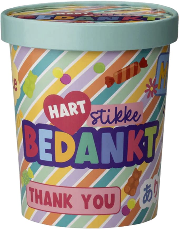 Candy bucket - Bedankt - snoepbucket -bedankjes