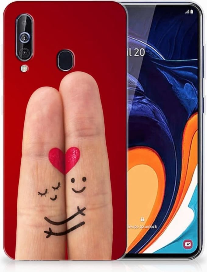 Samsung Galaxy A60 Silicone Back Cover Liefde - Origineel Romantisch Cadeau