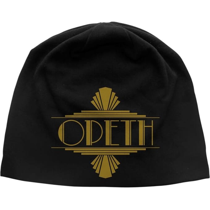 Opeth art Deco Logo - Jersey Beanie Unisex Beanie - zwart - Standard