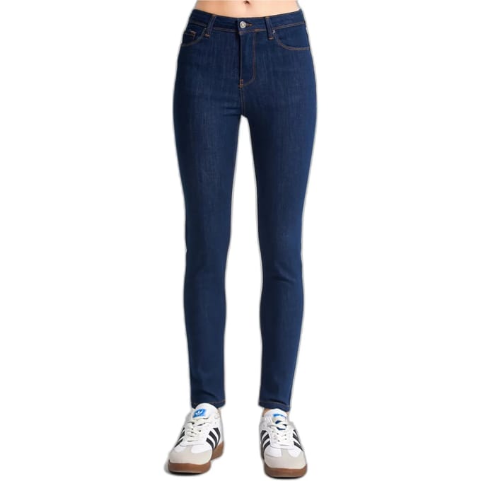 It's Basic - Skinny High Rise Jeans - Deep Sea