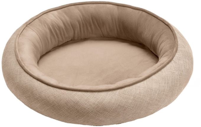 Orthopedisch Hondenbed Beige Maat L (Ø 90 cm)
