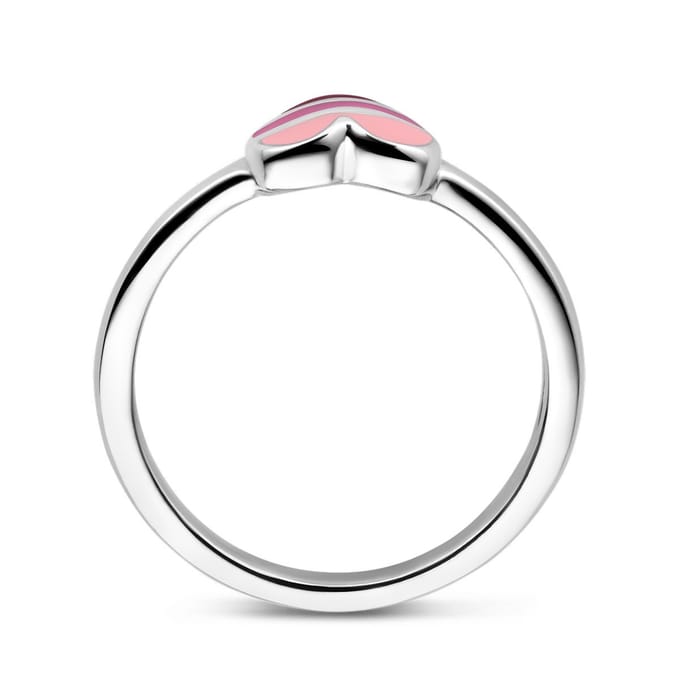 Gerhodineerd Zilver Ring Hart 1337804