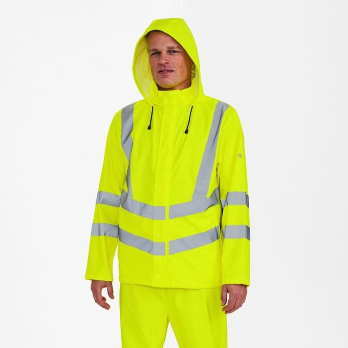 Engel Safety regenjack 1921-102 - Hi-vis Yellow - M