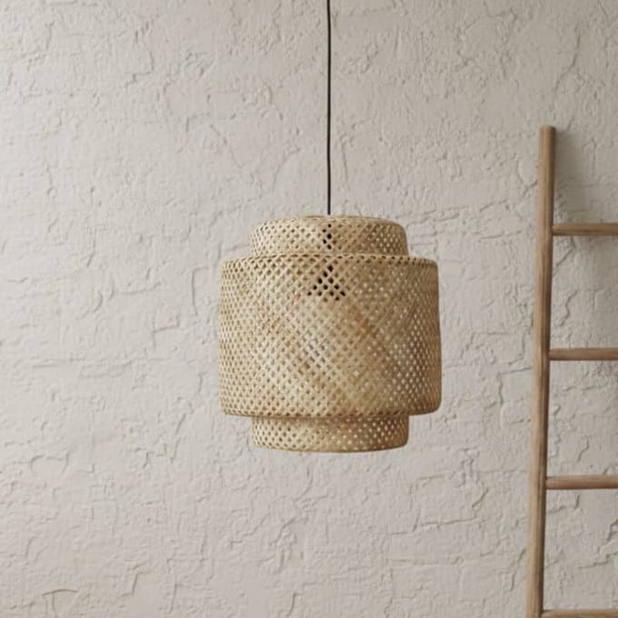 Bamboe hanglamp Santi S -Ø38cm- Ronde bamboe hanglamp - 4Shine