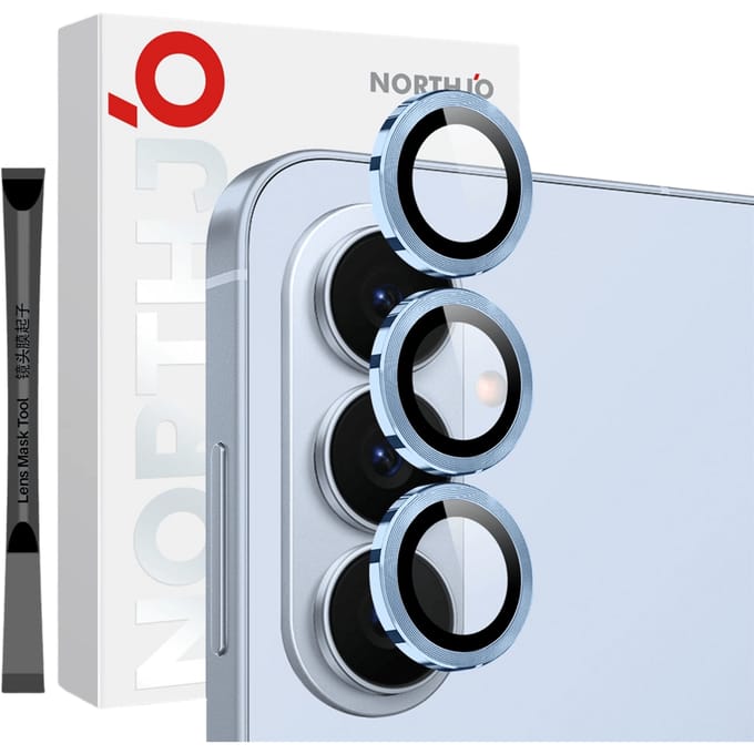 Northjo Samsung Galaxy S26 Plus Camera Protector Rings Blauw