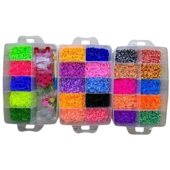 Mega loombands set 9.000-delig Knutselen