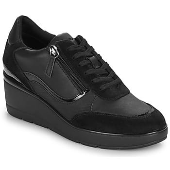 GEOX ILDE DAMES Sneakers - ZWART - Maat 37