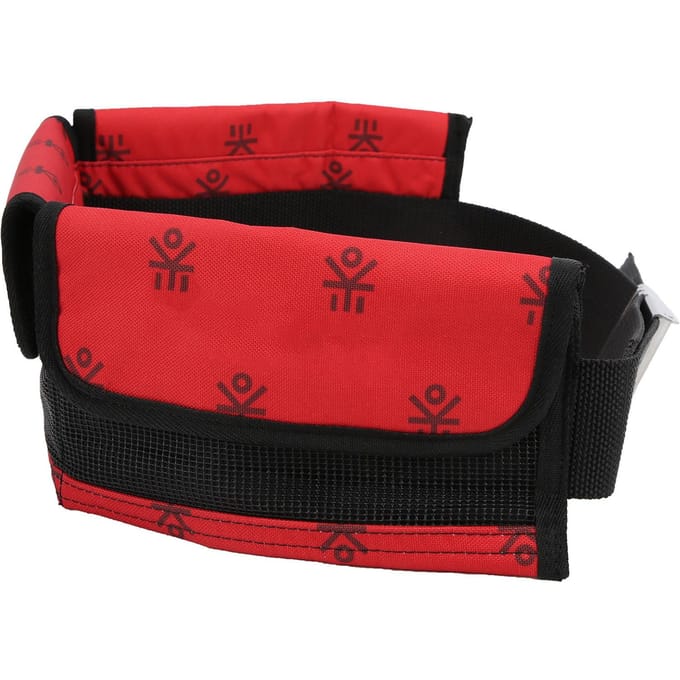 Ceinture de lestage de plongée réglable avec poches robustes Boucle à libération rapide pour la plongée avec tuba red