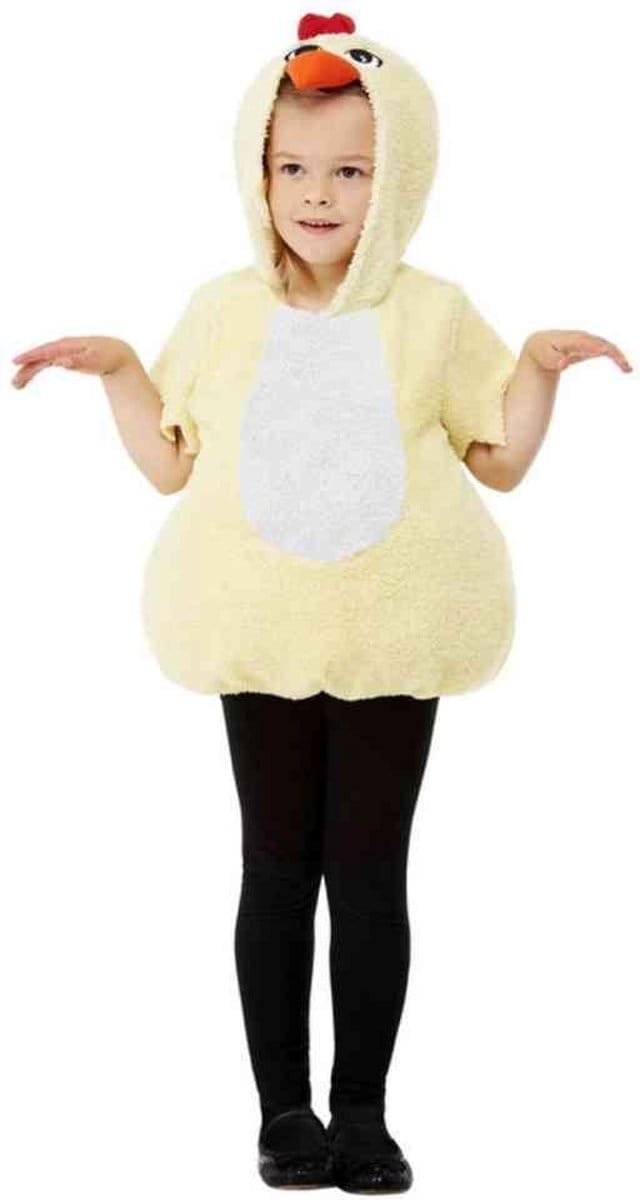Smiffys - Toddler Chick Kinder Kostuum - Kids tm 2 jaar - Geel