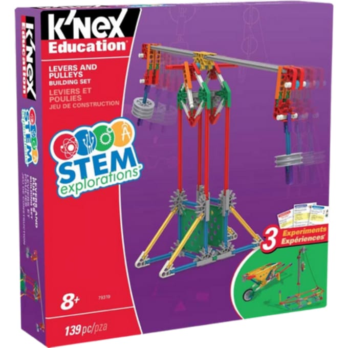 K’NEX Education Hefbomen & Katrollen Bouwset – 139 Stuks