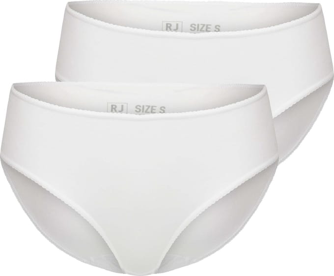 RJ Everyday 2-Pck Vlissingen Dames Midi Brief Wit M