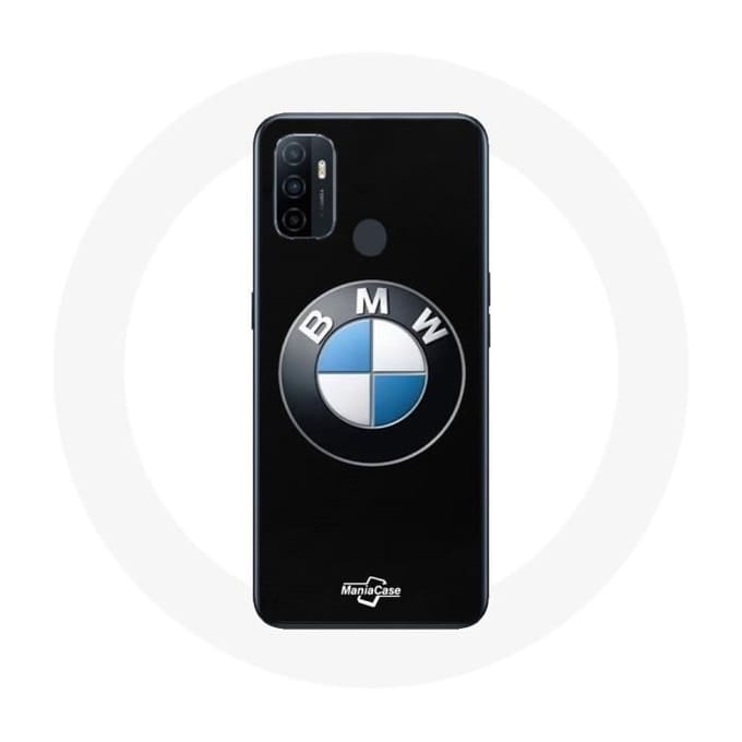 Coque - Maniacase - Oppo A53 - Logo BMW - Noir - Protection Rigide noir